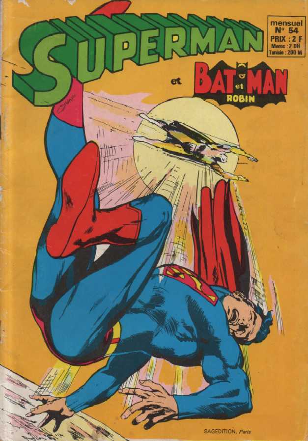 Scan de la Couverture Superman Batman Robin n 54